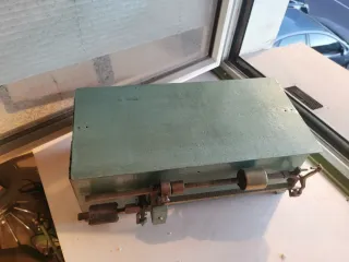 Báscula romana antigua de palanca