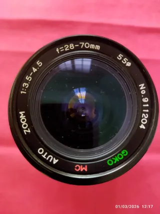 Teleobjetivo todoterreno 28/70 Macro 1.5x a rosca