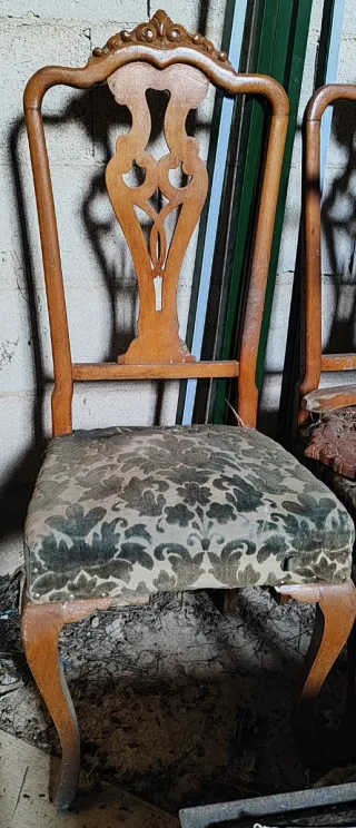 Set di 6 sedie antiche da restaurare