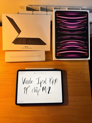 iPad Pro 11” M2 256GB + Pencil 2 + Teclado