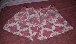 Falda pantalón  TRUCCO Rosa y Blanco