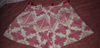 Falda pantalón  TRUCCO Rosa y Blanco