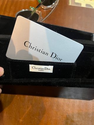 Gafas de sol Dior plateadas y negras