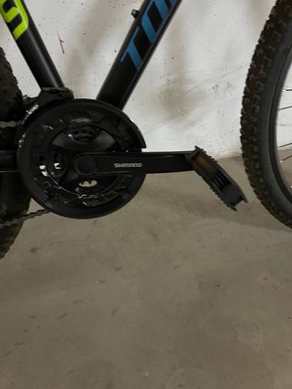 Bicicleta Torpedo Negra y Verde