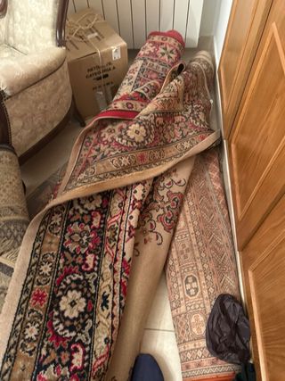 Set di tappeti in lana e tessuto