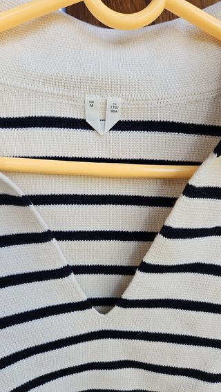 Jersey rayas blanco y negro