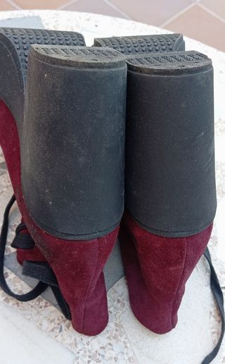 Zapatos y bambas terciopelo mujer 40-38