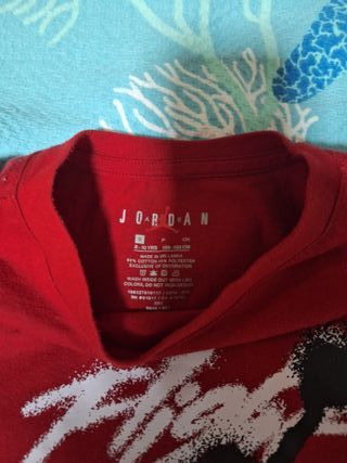 Maglia Jordan 8-10 anni rossa