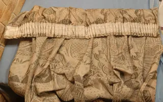 Volante y laterales de cortina