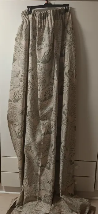 Volante y laterales de cortina