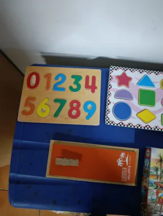 Lote de puzzles y juegos educativos