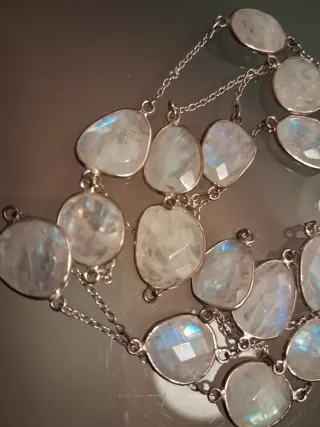 Collar Plata Piedra Luna