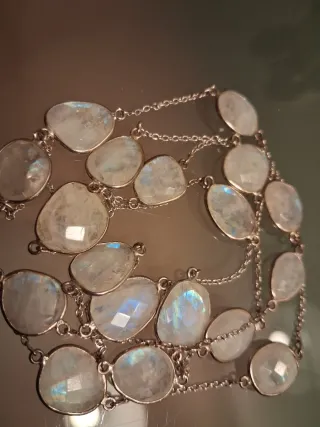 Collar Plata Piedra Luna