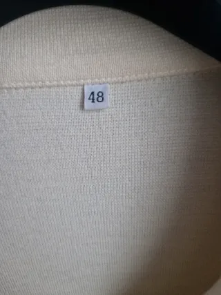 Abrigo tipo capa beige