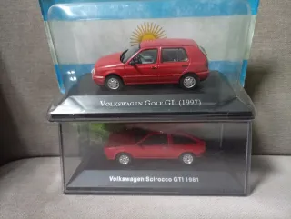 Pack 2 Coches Volkswagen 1/43