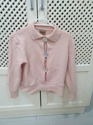 Chaleco rosa Chinz talla única. Rosa salmón