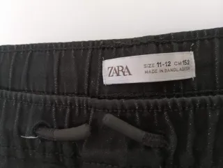 Pantalón cargo negro Talle 11-12 años. 152 cm