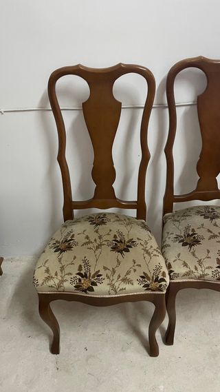 Mesa comedor extensible clásica + 6 sillas
