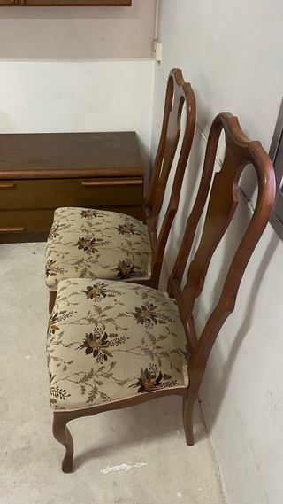 Mesa comedor extensible clásica + 6 sillas