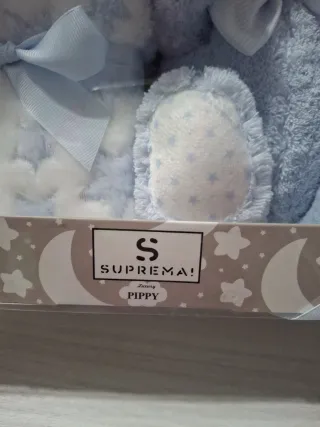 Set peluche scimmia e plaid bimbo