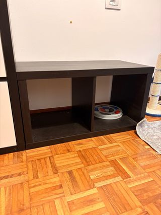 Estantería 1x2 Kallax Ikea Negra