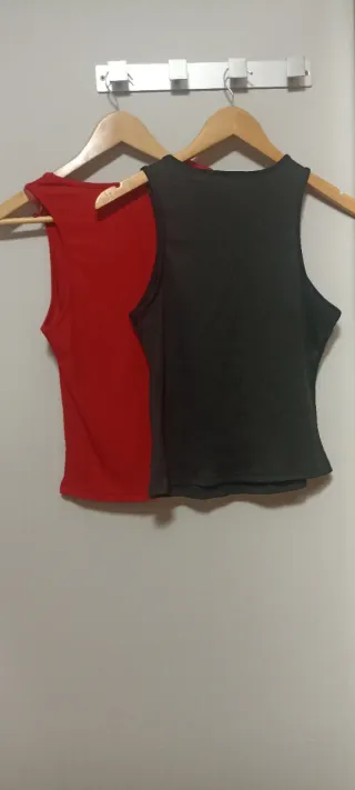 Pack 2 Camisetas sin Mangas SHEIN Talla M