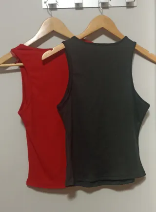 Pack 2 Camisetas sin Mangas SHEIN Talla M