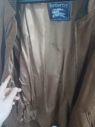 Bomber Piel Vintage Burberry Talla 44/56