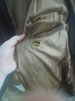 Bomber Piel Vintage Burberry Talla 44/56