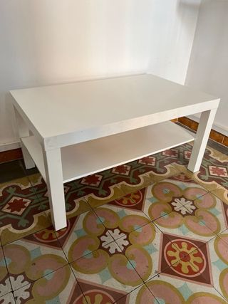 Mesa de centro Ikea 118x78cm blanca