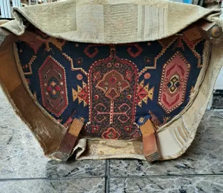 Butaca descalzadora patchwork.