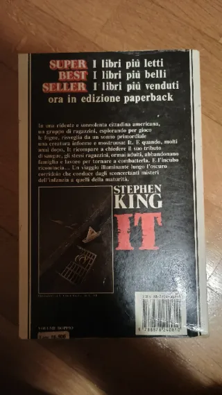 STEPHEN KING - IT - 5^ EDIZIONE "SUPER BEST SELLER