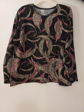 Jersey estampado mujer