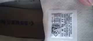 Converse All Star Negras Talla 36