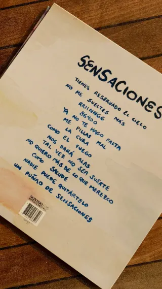 Vinilo Sen Senra Sensaciones Firmado