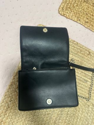 Bolso Love Moschino Negro Corazones Dorados