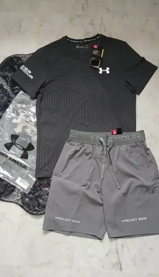Conjunto Under Armour gris