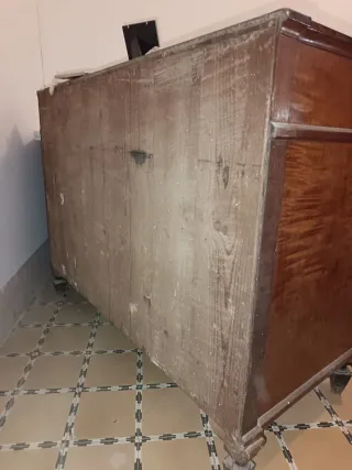 Antigua cómoda catalana madera siglo XIX