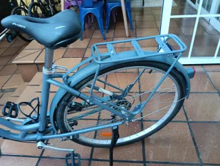 Bicicleta de paseo BTWIN gris