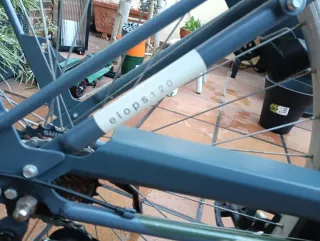 Bicicleta de paseo BTWIN gris