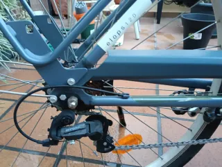 Bicicleta de paseo BTWIN gris