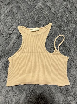 Top Pull&Bear Beige Talla XS