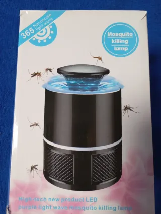 Lámpara Mata Mosquitos LED Recarga por usb