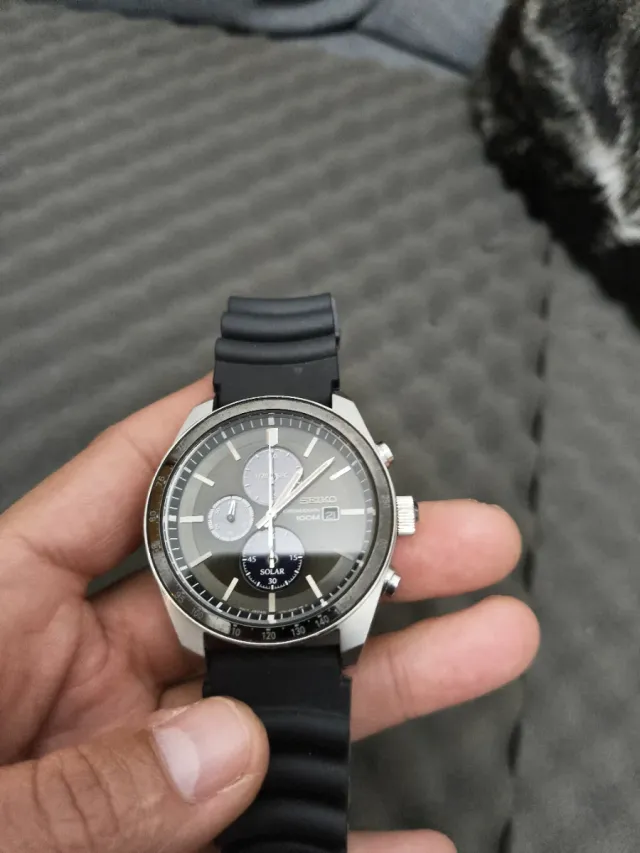 Seiko Solar Cronógrafo 100M
