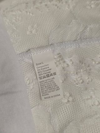 Set 3 bragas sexis de encaje floral mujer L