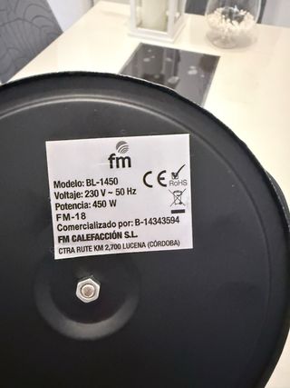 Brasero Eléctrico FM BL-1450