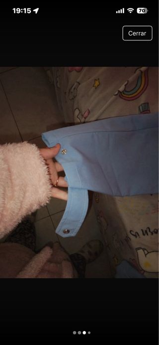 Pantalones cargo azules