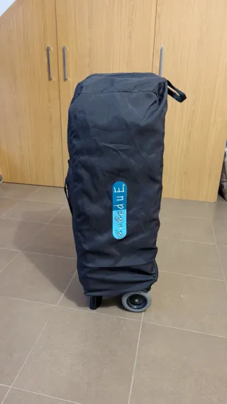 Cuna de viaje plegable con colchón