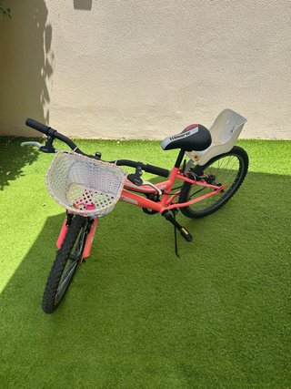 Bicicleta junior 20” con cesta
