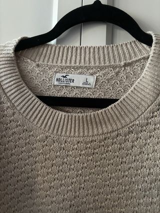 Jersey Hollister Beige Talla L